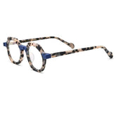 Marsh Acetate Vintage Round Glasses Frame Round Frames Southood Matte leopard